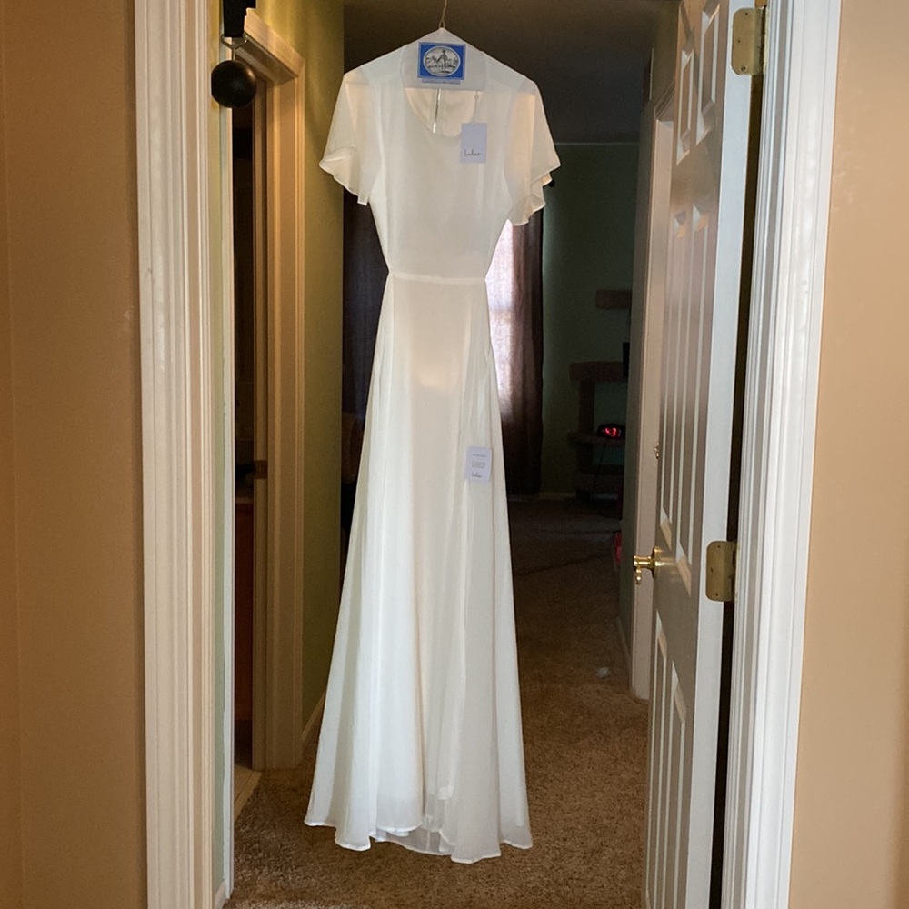 NWT Lulus Garden Bliss white maxi dress. - Picture 5 of 6